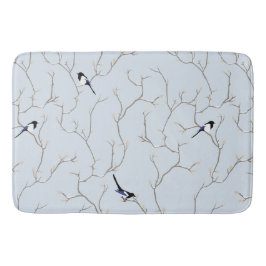 Winter Vogels Badmat