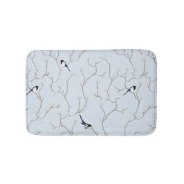 Winter Vogels Badmat