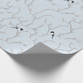 Winter Vogels Cadeaupapier (Hoek)