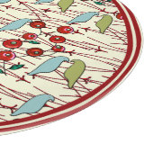 Winter Vogels en Bessen Charcuterie Board Snijplank (Hoek)