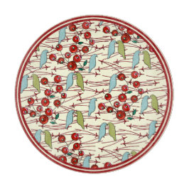 Winter Vogels en Bessen Charcuterie Board Snijplank