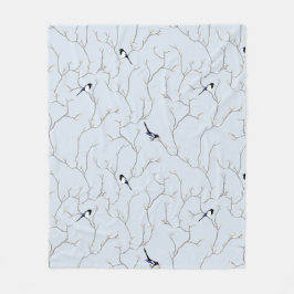 Winter Vogels Fleece Deken