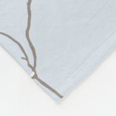 Winter Vogels Fleece Deken (Hoek)