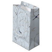 Winter Vogels Klein Cadeauzakje (Voorkant Gekanteld)