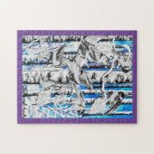 Winter Vogels Legpuzzel (Horizontaal)