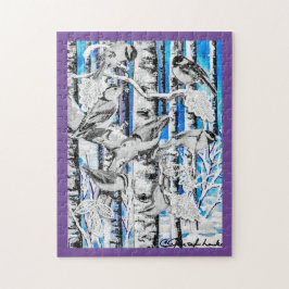 Winter Vogels Legpuzzel