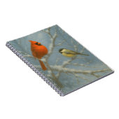 Winter Vogels Notitieboek (Rechterzijde)