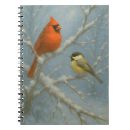 Winter Vogels Notitieboek