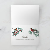 Winter Vogels  Speciale Vriend Kerst Feestdagen Kaart (Binnen)