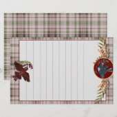 Winter Vogels — Stationery Briefpapier (Voorkant / Achterkant)