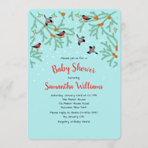 Winter Vogels Uitnodiging