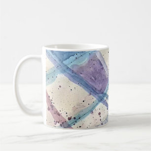 Winter Vorst Abstract Waterverf Klassieke Mok