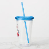 Winter vos kindje acryl drinkbeker (Links)