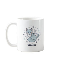 Winter Vos Koffiemok – Cute Sneeuwvlok Keramische