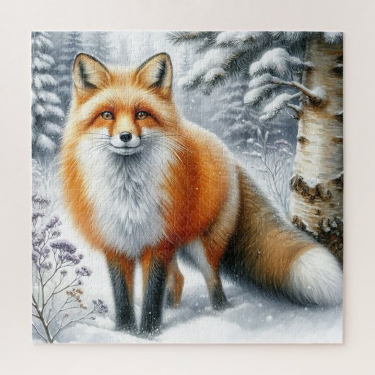 Winter Vos Puzzel (Verticaal)