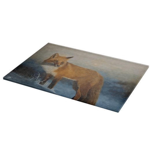 Winter Vos Snijplank (Hoek)