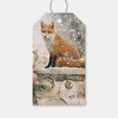 Winter VosCadeaubonnetje Cadeaulabel (Voorkant)