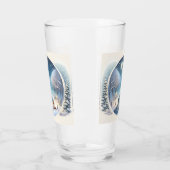 Winter Vossen bij Maanverlichte Besneeuwde Rivier Glas (Links)