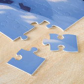 Winter Vossen op een Besneeuwde Winterdag  Legpuzzel (Zijkant)