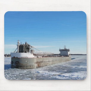 Winter vrachtschip Manitoulin Grote Meren schip Muismat