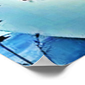 Winter Vrienden: Sneeuwman & Wasbeer Joy Design Poster (Hoek)