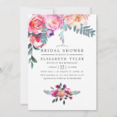 Winter Vrijgezellenfeest Floral Kaart (Voorkant)