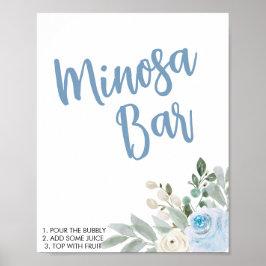 Winter Vrijgezellenfeest Mimosa Bar Teken Poster