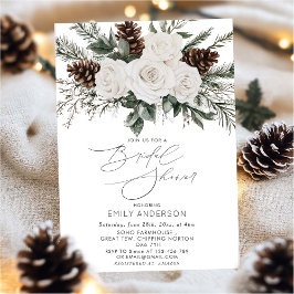 Winter Vrijgezellenfeest Pine Greenery Kaart