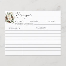 Winter Vrijgezellenfeest Recept Kaarten