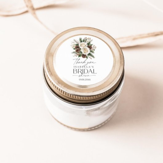 Winter Vrijgezellenfeest Ronde Sticker