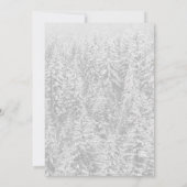 Winter Vrijgezellenfeest Roos en Thorn Snow Fairyt Kaart (Achterkant)