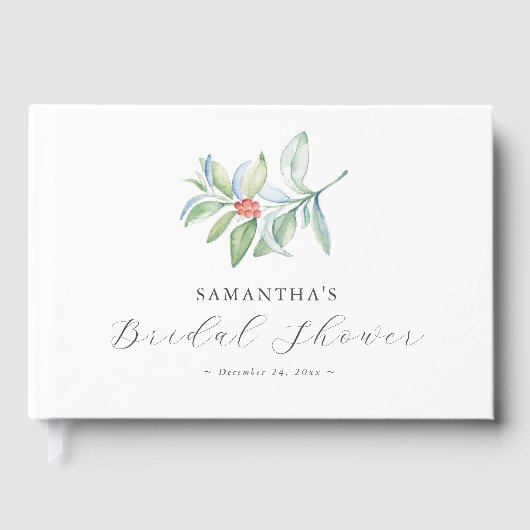 Winter Vrijgezellenfeest Thema Gastboek Gastenboek (Voorkant)