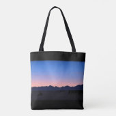 Winter vroege ochtend tote bag (Achterkant)