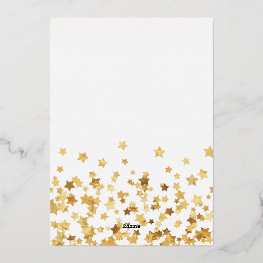 Winter Vrolijk Kerstfeest familie Foto Folie Feestdagenkaart (Achterkant)