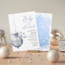 Winter Vrolijk Kerstfeest Waterverf Baby shower-ma