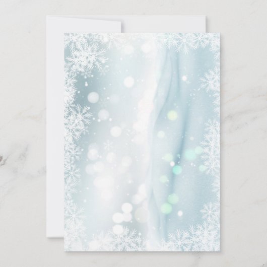 Winter Vrolijk Kerstmis Sneeuwman Waterverf Baby S Kaart (Achterkant)