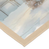  winter vrolijk kerstmonogram | klein tafelkleed (Gekanteld)
