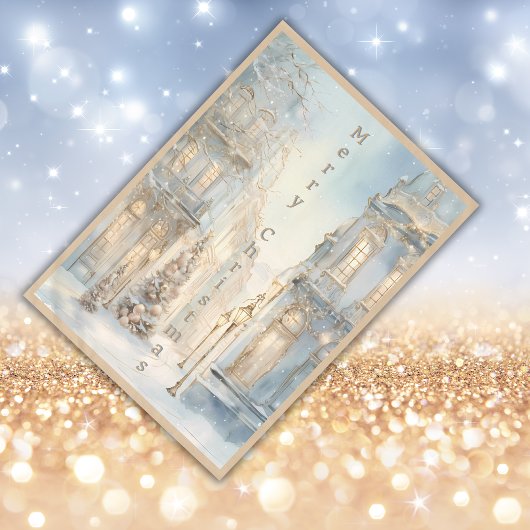 winter vrolijk kerstmonogram | medium tafelkleed