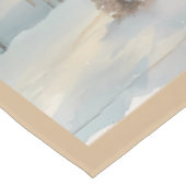 winter vrolijk kerstmonogram | medium tafelkleed (Gekanteld)