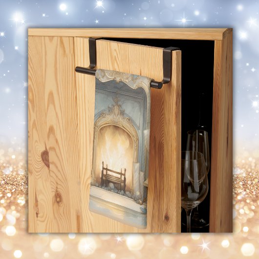  winter vrolijk kerstmonogram | theedoek