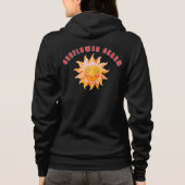 Winter Vrouwen Bella Canvas Full Zip Hoodie (Achterkant)