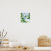 Winter - Wachten Poster (Keuken)