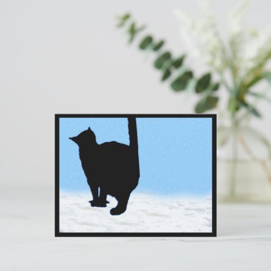 Winter Walk Briefkaart (Staand voorkant)