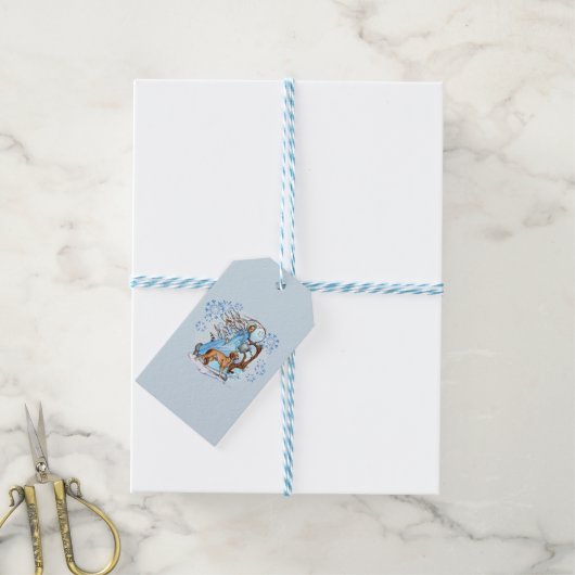 Winter Walk Cadeaulabel (Met Touw)
