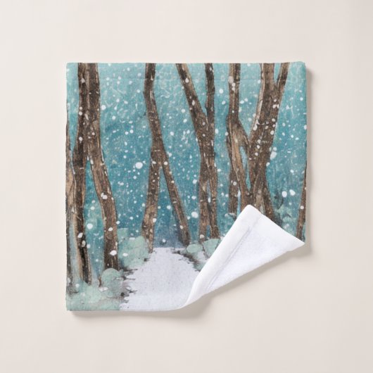Winter Walk Collectie Bad Handdoek (Wasdoekje)