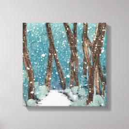 Winter Walk Collectie Canvas Afdruk