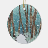 Winter Walk Collectie Keramisch Ornament (Links)