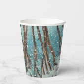 Winter Walk Collectie Papieren Bekers (Achterkant)