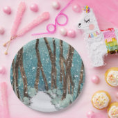 Winter Walk Collectie Papieren Bordje (Feest)