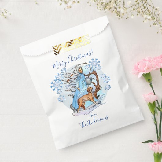 Winter Walk Favor Bags Bedankzakje (Gezegeld)